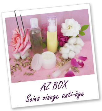 Coffret cosmétique maison - AZ BOX SOINS VISAGE ANTI-âGE 2012 Aroma-Zone Coffret cosmétique maison - AZ BOX SOINS VISAGE ANTI-âGE 2012 Aroma-Zone