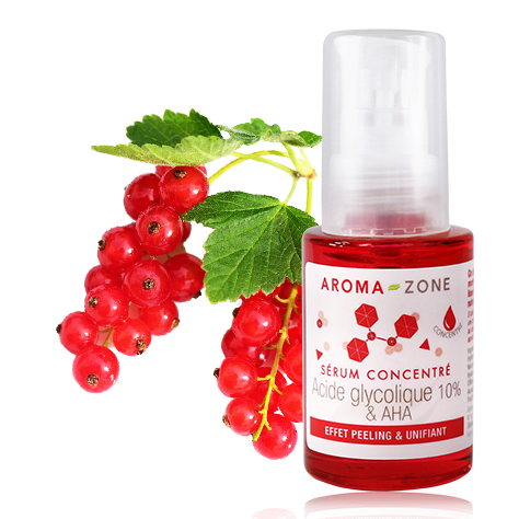 Sérum visage concentré Acide glycolique 10% et AHA