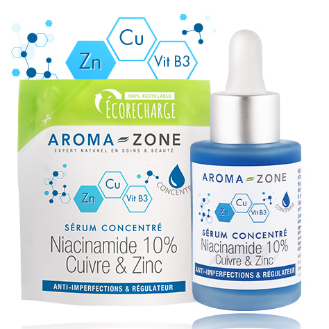 Sérum concentré Niacinamide, Cuivre & Zinc