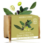 Savon végétal traditionnel Savon Alep à 25% huile de baies de Laurier - 200 G