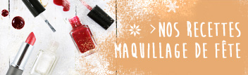 retrouvez une sélection de recettes cosmétique maison spécial maquillage naturel de fête
